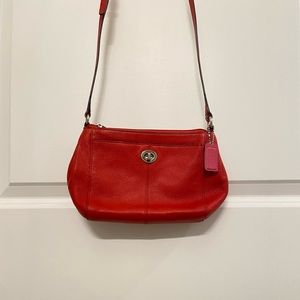 Red Coach Crossbody Bag